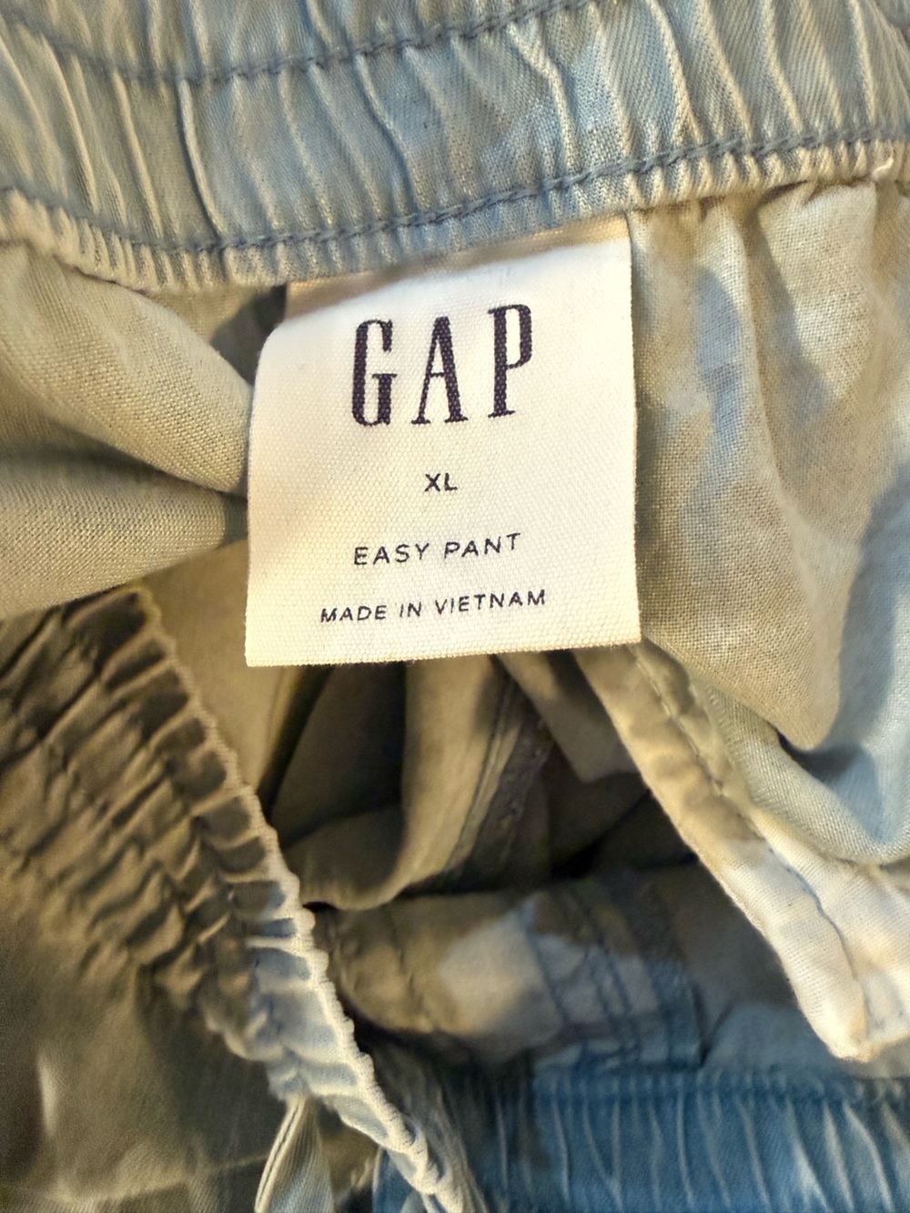 NWT Gap Lyocell Chambray Style Easy Pant, Size XL - Picture 6 of 9